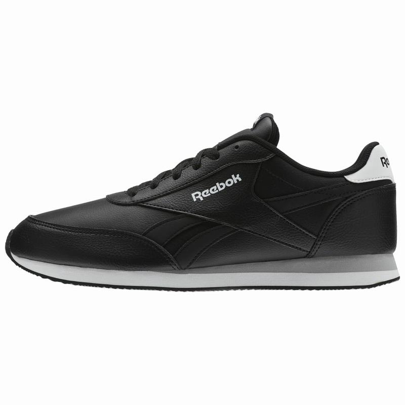 Tenisi Reebok Royal Classic Jogger Barbati Negrii/Albi/Gri Romania MY4598RC